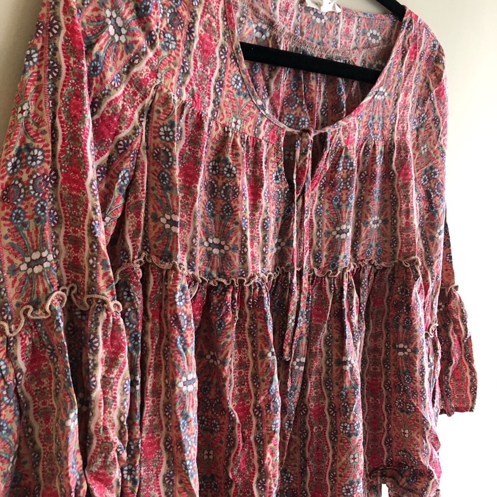 Really Pretty Flowy Boutique Top View 2